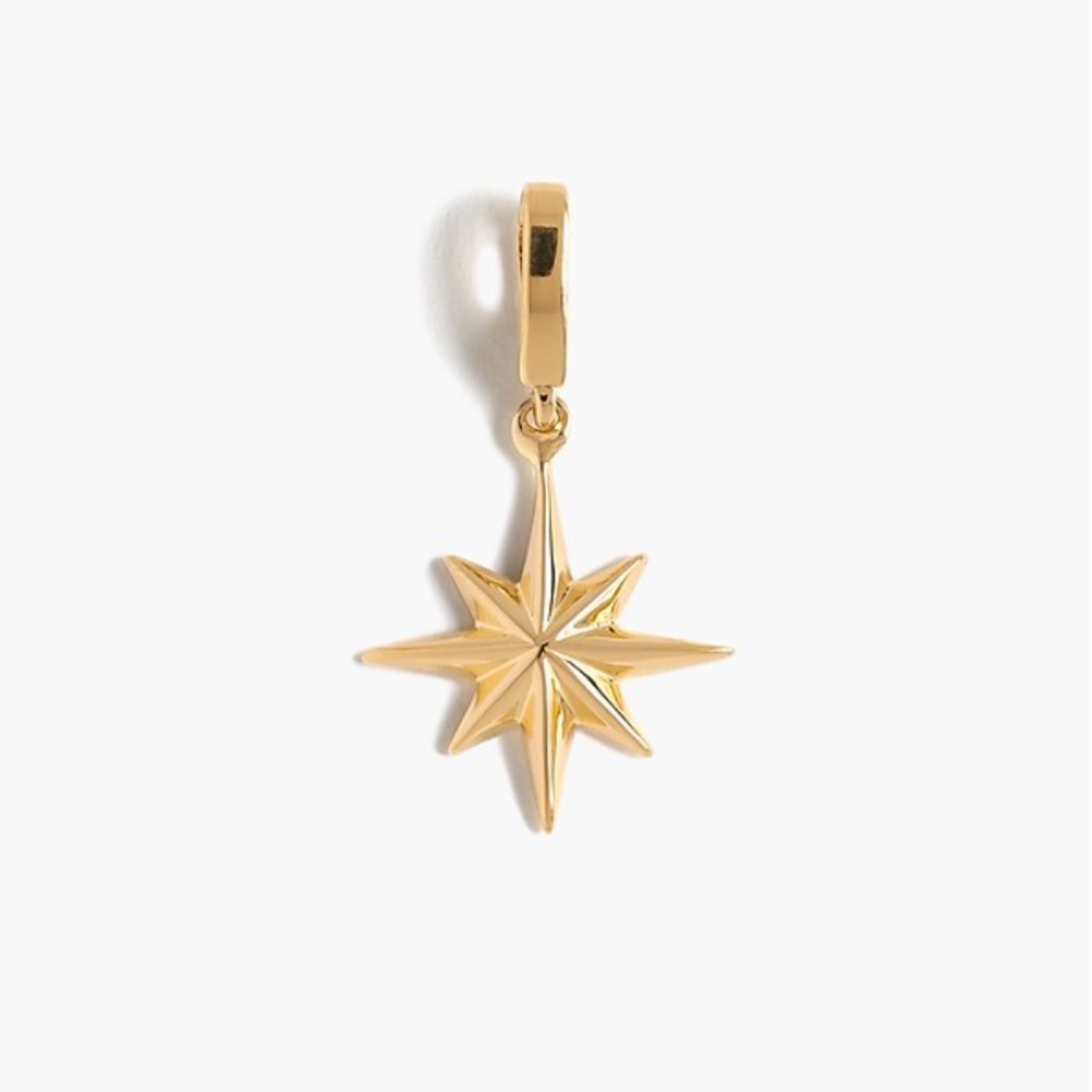 J. Crew Demi-fine 14k gold-plated Star Charm